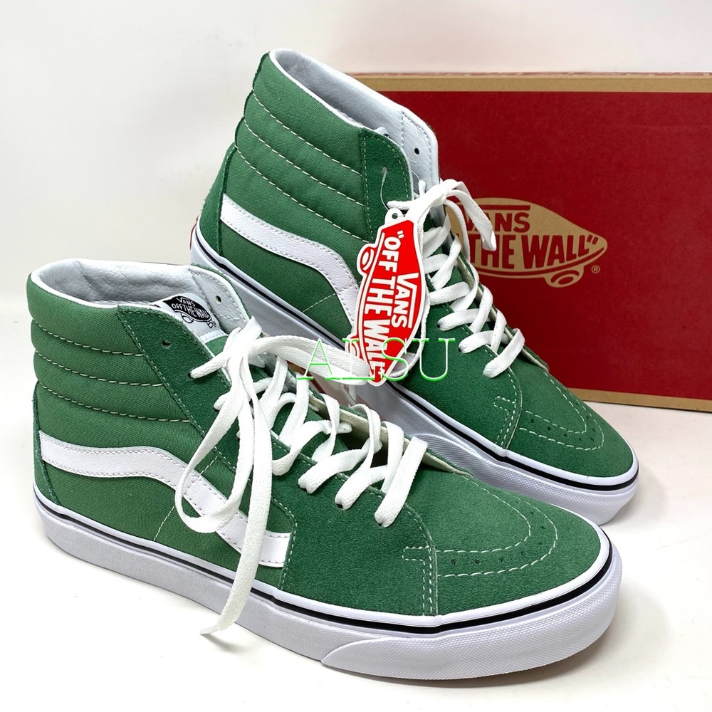 VANS SK8-HI Suede Deep Grass Green Men’s Sneakers - Picture 4 of 10